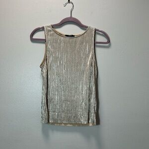 Metallic Sleeveless Top